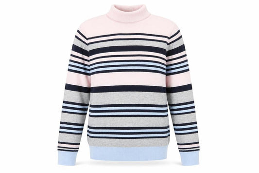 Country Casuals Women's Multicoloured Striped Pullover Jumper S