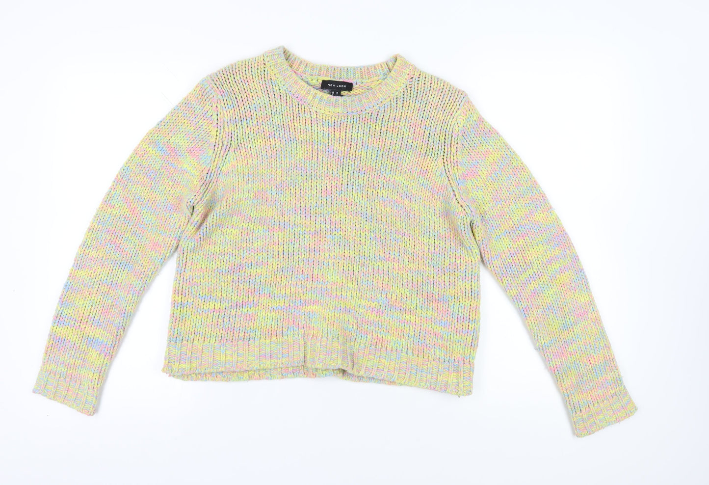 New Look Women's Multicoloured Pullover Jumper - Size M
