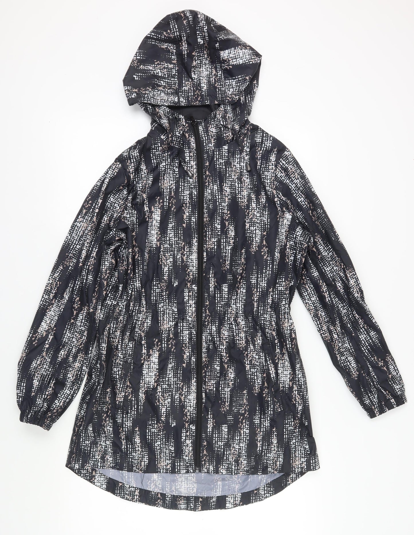 Marks and Spencer Women's Black Rain Coat Jacket S