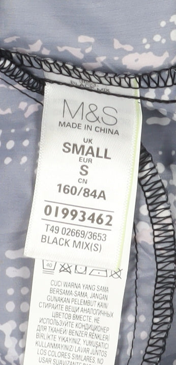 Marks and Spencer Women's Black Rain Coat Jacket S