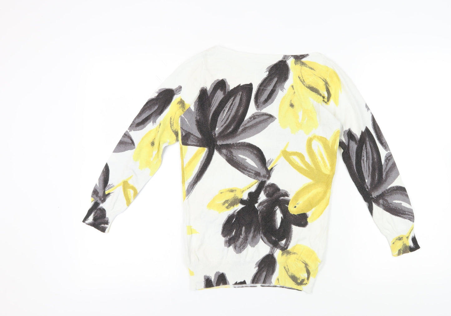 Next Women's Floral White Pullover Jumper, UK 6