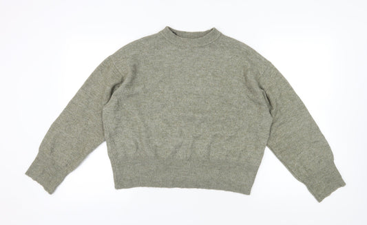 H&M Women's Grey Pullover Jumper S, Crew Neck