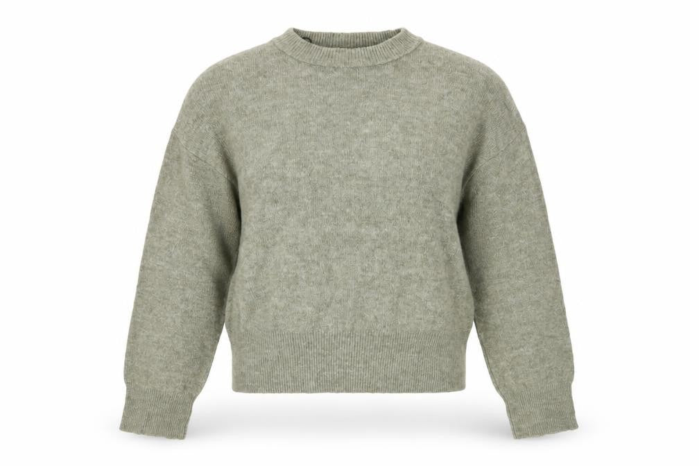 H&M Women's Grey Pullover Jumper S, Crew Neck