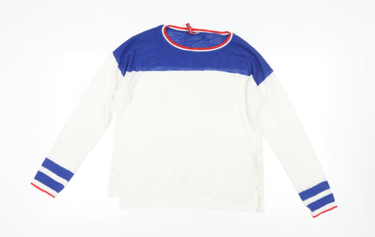 H&M Women's Multicoloured Pullover Jumper M