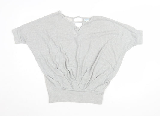 Blue Vanilla Women's Grey Basic T-Shirt Size S