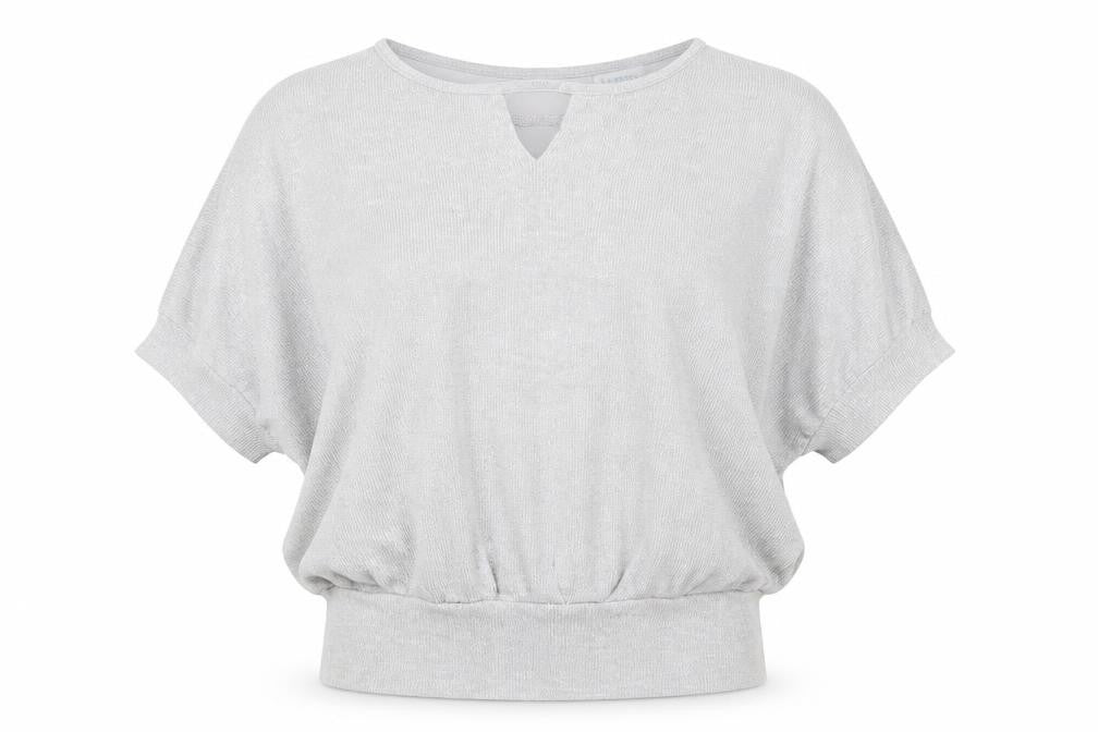 Blue Vanilla Women's Grey Basic T-Shirt Size S