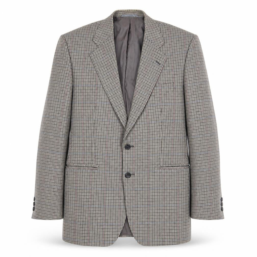 Scott International Men's Check Blazer, Multicoloured, 40R