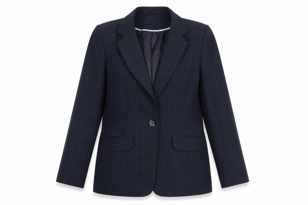 BHS Women's Black Pinstripe Blazer Size 10