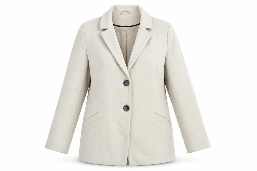 ASOS Women's Beige Basic Jacket Size 12 Casual Coat