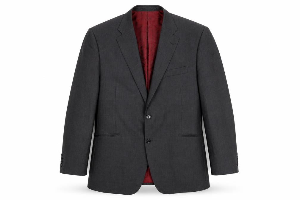 Marks & Spencer Men's Black Wool Blazer, 44R, Formal