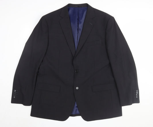 Greenwoods Men's Black Suit Jacket 46 Regular Fit