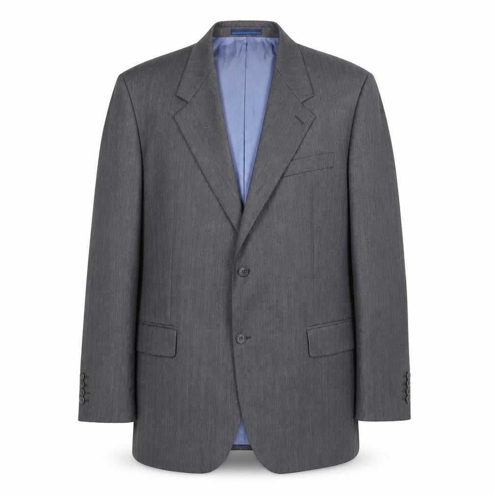 Mansize Men's Grey Blazer, Size 48R, Classic Wool Blend