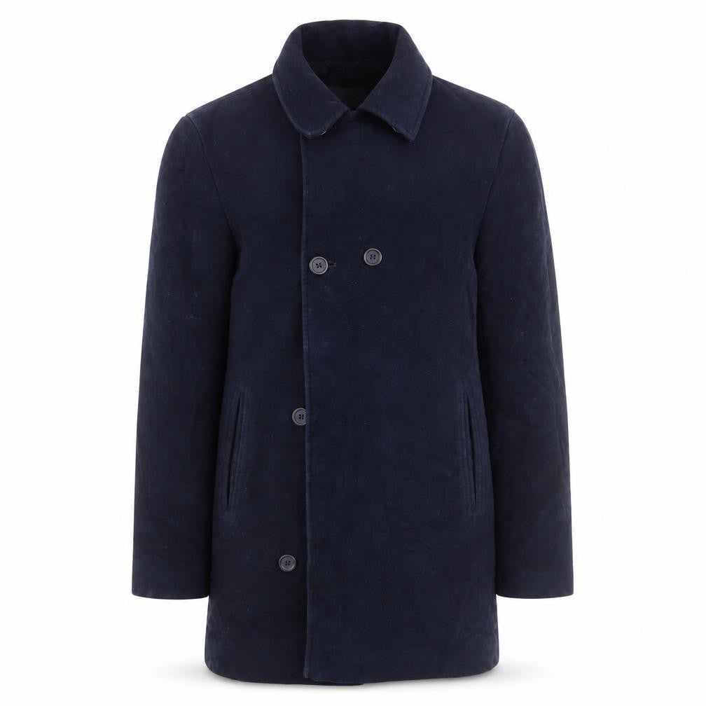 Next Women's Blue Cotton Pea Coat Size 8