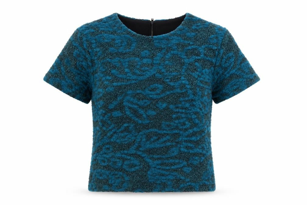 H&M Women's Multicoloured Size 8 Animal Print Top