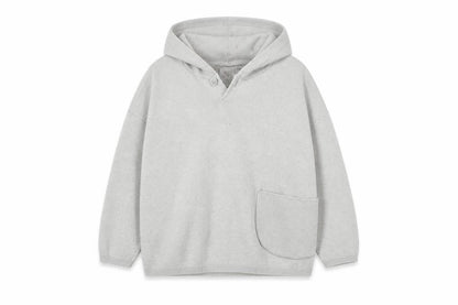 Zara Boys Grey Hooded Pullover Jumper 4-5 Years