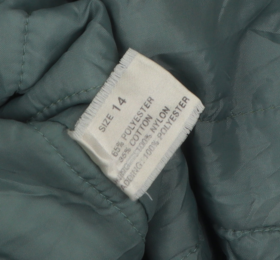 David Barry Women's Green Basic Jacket Size 14