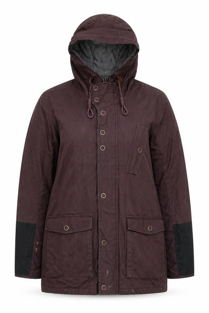 River Island Women's Brown Mid-Length Hooded Parka M