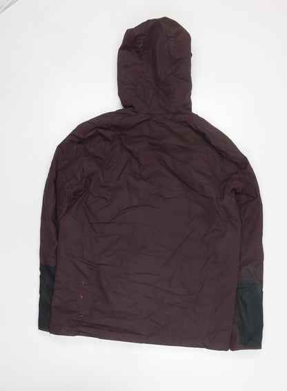 River Island Women's Brown Mid-Length Hooded Parka M