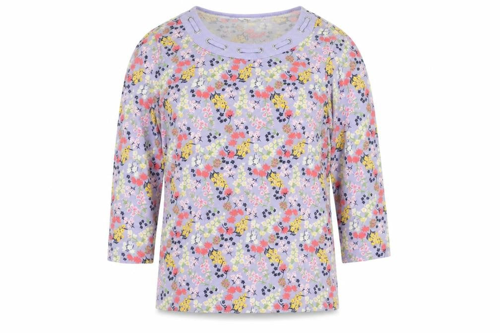 Cotton Traders Women's Multicoloured Floral Blouse Size 14