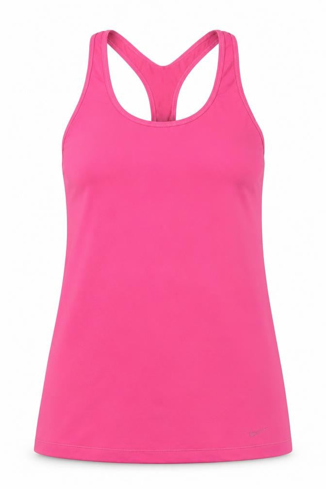 Nike Women's Pink Racerback Dri-FIT Tank Top