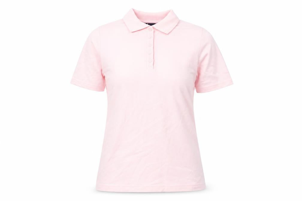 Isle Women's Pink Polo Shirt Size 10 Casual Basic