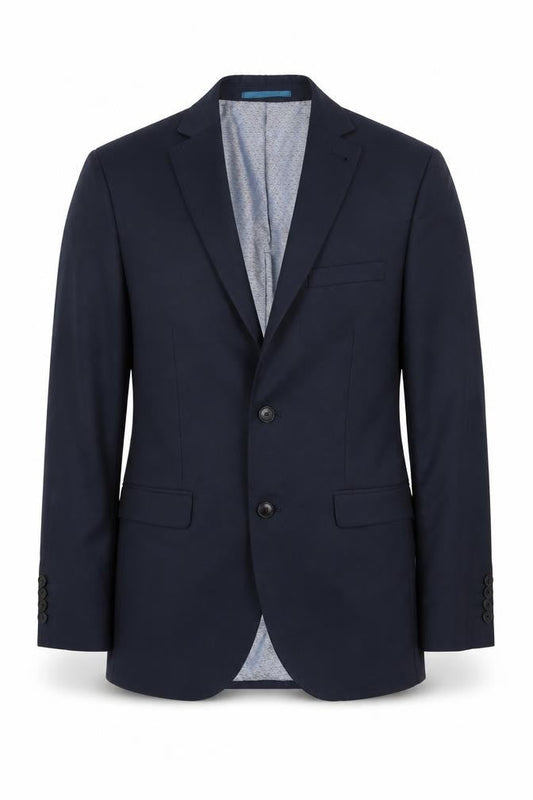 Next Men's Blue Single-Breasted Blazer, Size 36R