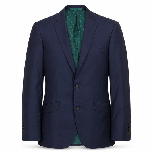 Next Men's Blue Slim Fit Wool Blazer 36S
