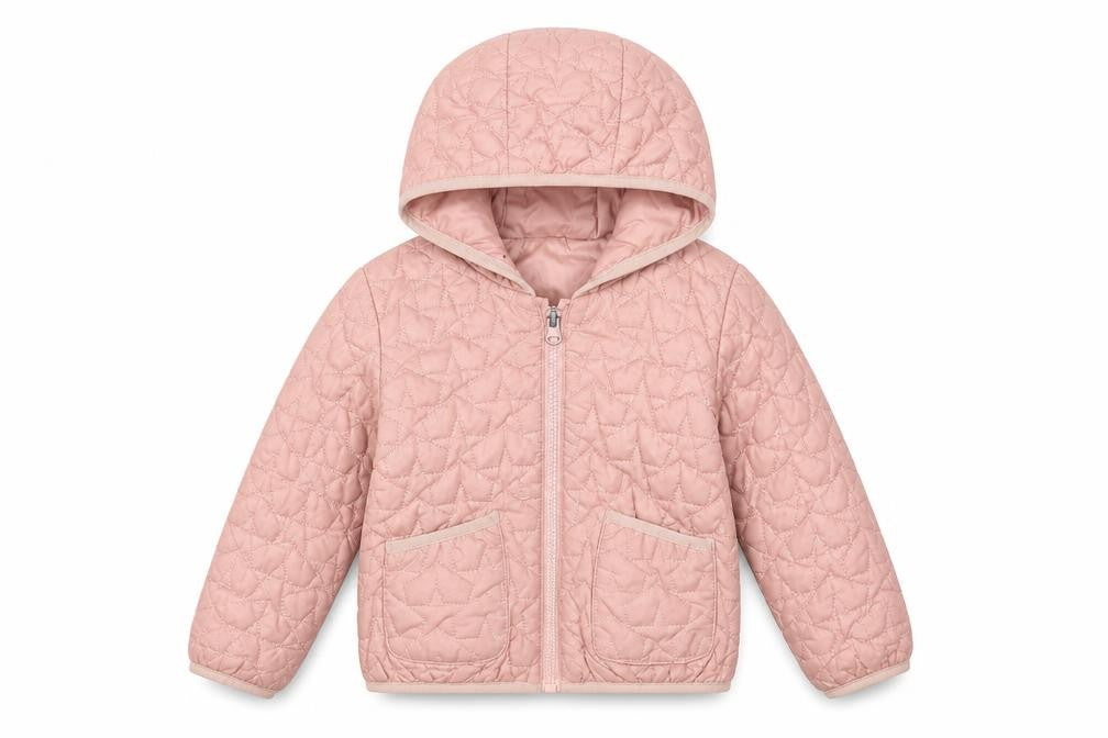 Marks & Spencer Girls Pink Quilted Puffer Jacket 4-5 Years