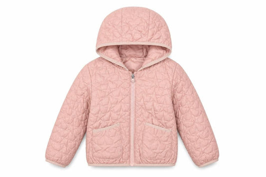 Marks & Spencer Girls Pink Quilted Puffer Jacket 4-5 Years