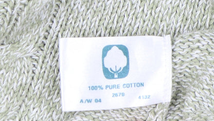 Jumper - Women's Ivory Cable-Knit Jumper, Size M, 100% Cotton