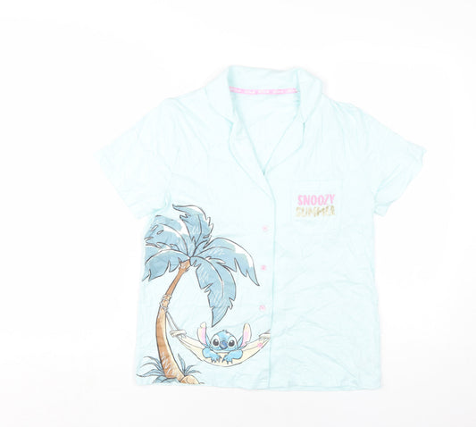 George Women’s Disney Stitch Blue Cami Pyjama Top 8-10