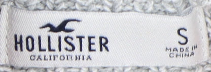 Hollister Women's Grey Roll Neck Pullover Jumper S