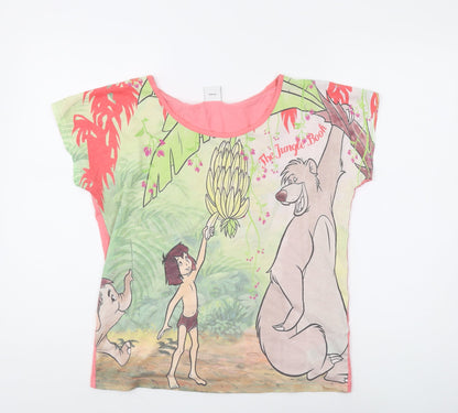 Preloved Disney Women's Multicoloured T-Shirt, Size 6, The Jungle Book - Front