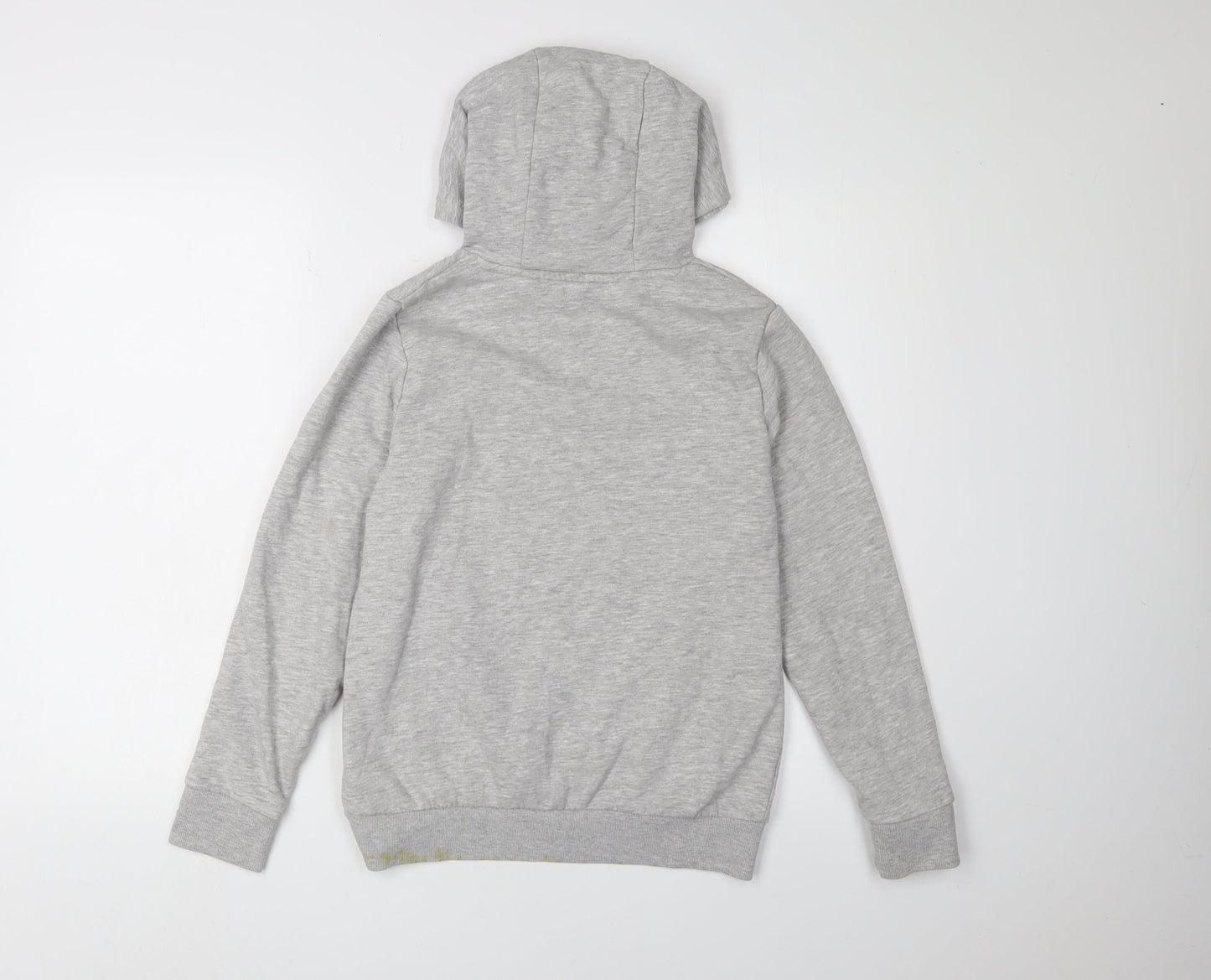 Next Boys Grey Pullover Hoodie, 11 Years, Cotton Blend