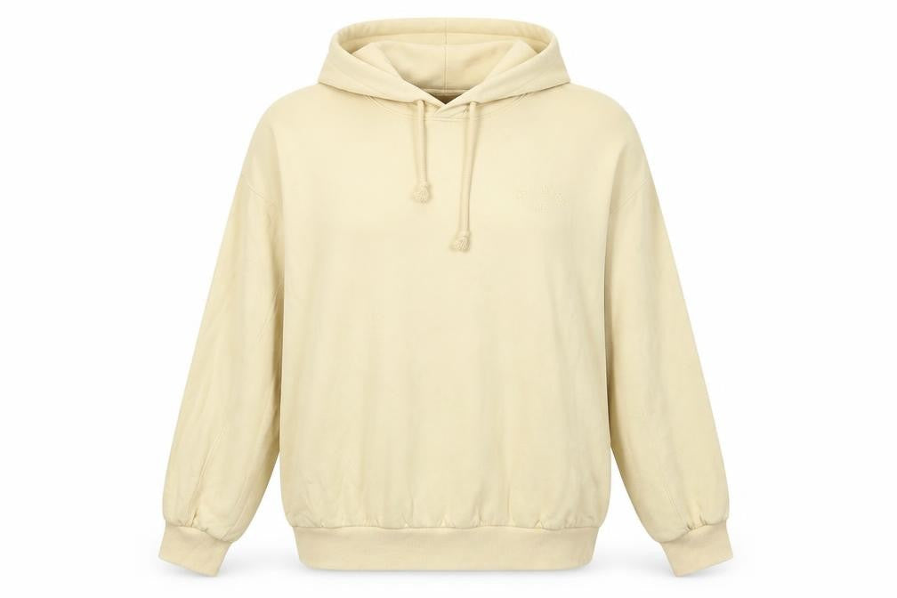 H&M Beige Women's Pullover Hoodie, Size 12