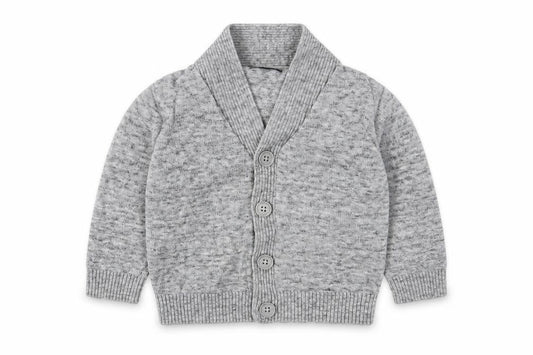 Next Unisex Grey Cardigan 9-12 Months - Stars Theme