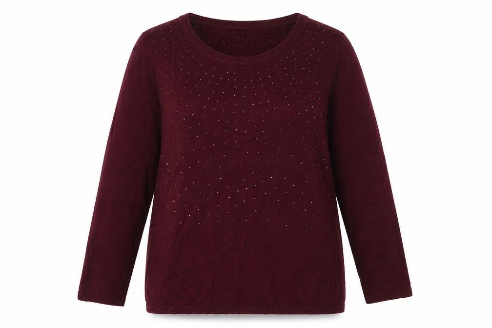 Next Women's Red Jumper Size 12, Lace Detail, Excellent