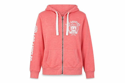 Miss Smith and Jones Women's Pink Full Zip Hoodie L