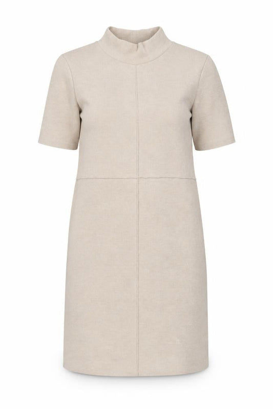 Zara Women's Beige Shift Dress Size 8