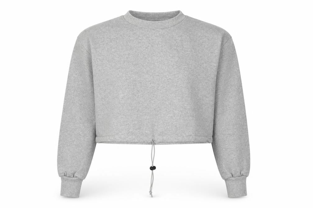 PrettyLittleThing Women's Grey Pullover Sweatshirt Size 8