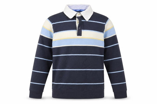 Marks & Spencer Men's Stripe Collared Pullover - S