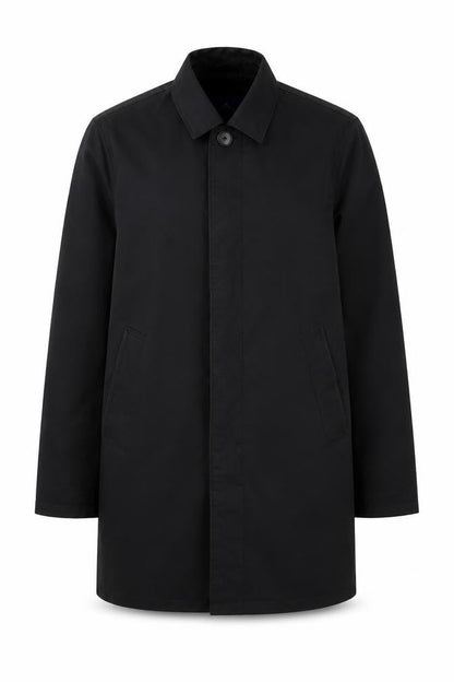 Next Women's Black Overcoat, Small, Cotton Blend