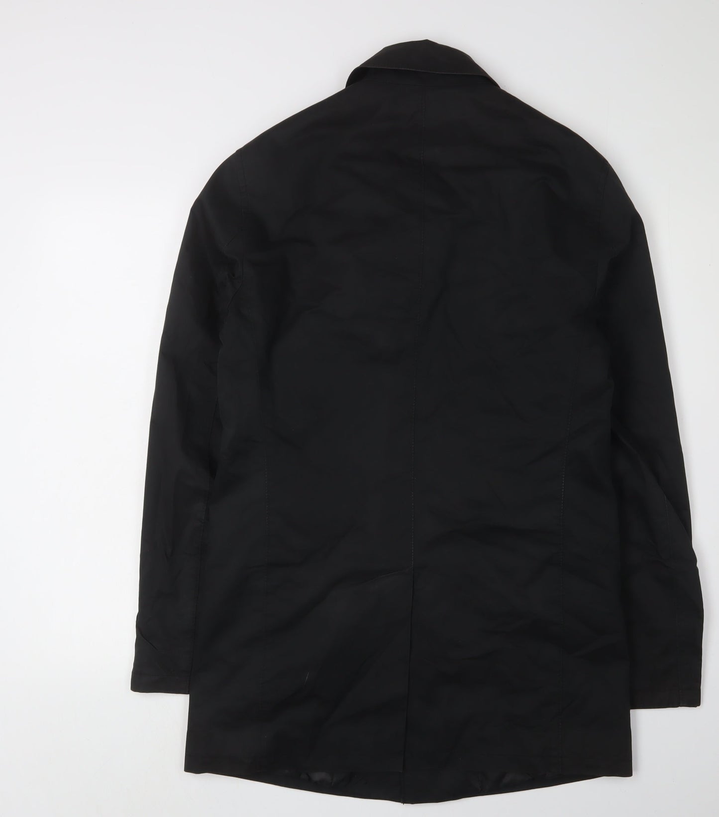 Next Women's Black Overcoat, Small, Cotton Blend