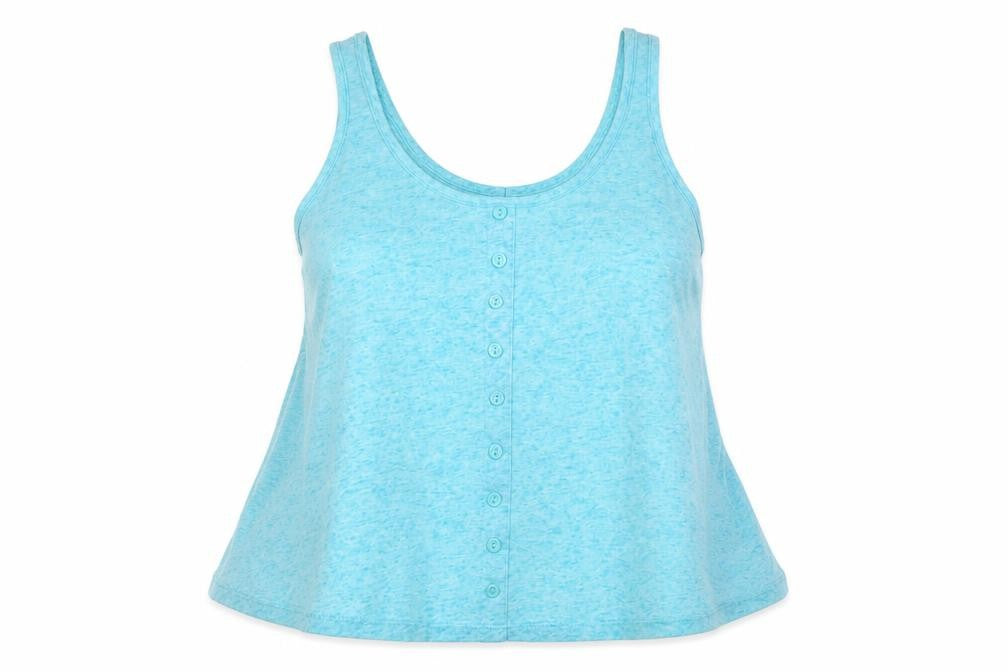 New Look Women's Blue Tank Top, Sleeveless, Size S