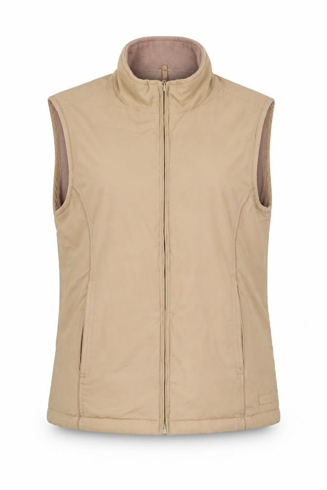 Bonmarché Beige Women's Waistcoat S Full Zip