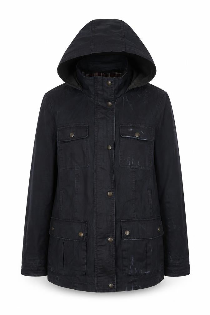 Marks & Spencer Women's Black Parka Jacket Size 12