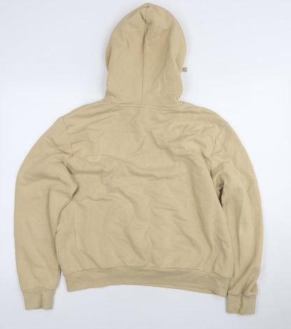 H&M Womens Beige Pullover Hoodie L Comfortable Casual