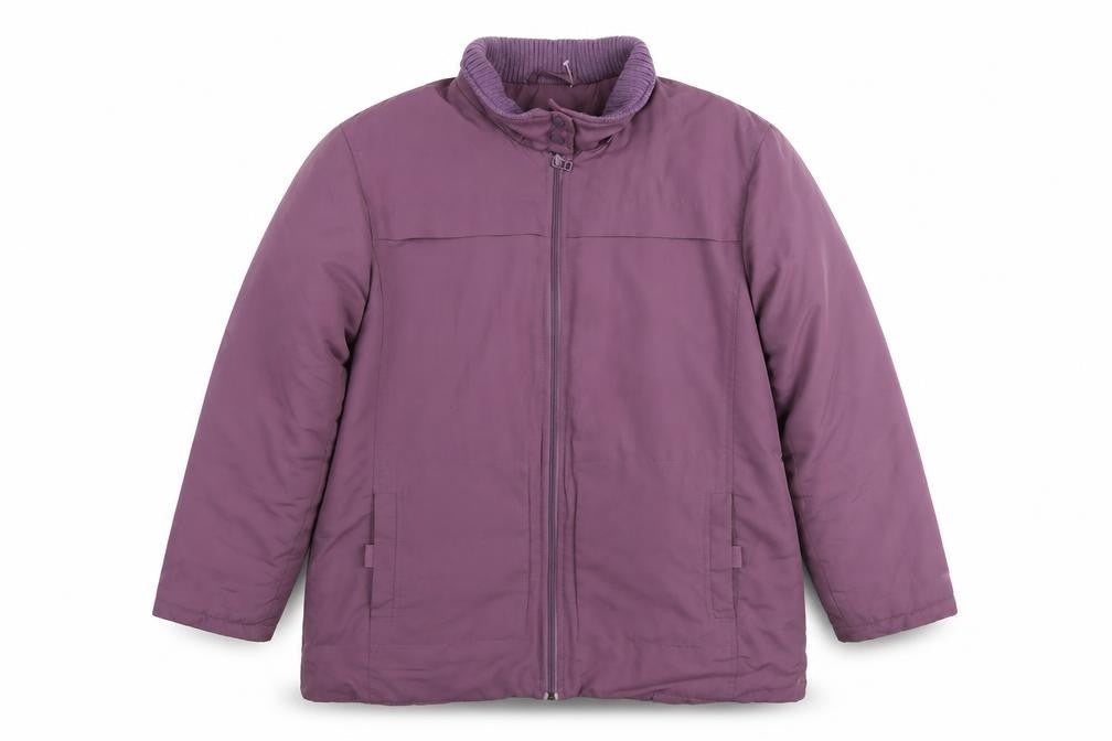 Roman Originals Women's Purple Puffer Coat S/M