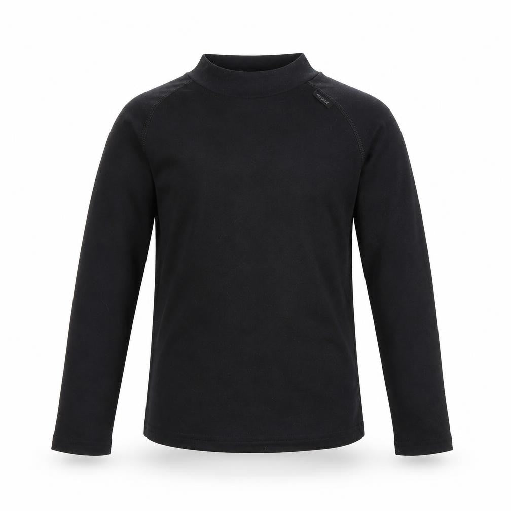 Decathlon Boys Black Mock Neck Long Sleeve Top - 12 Years