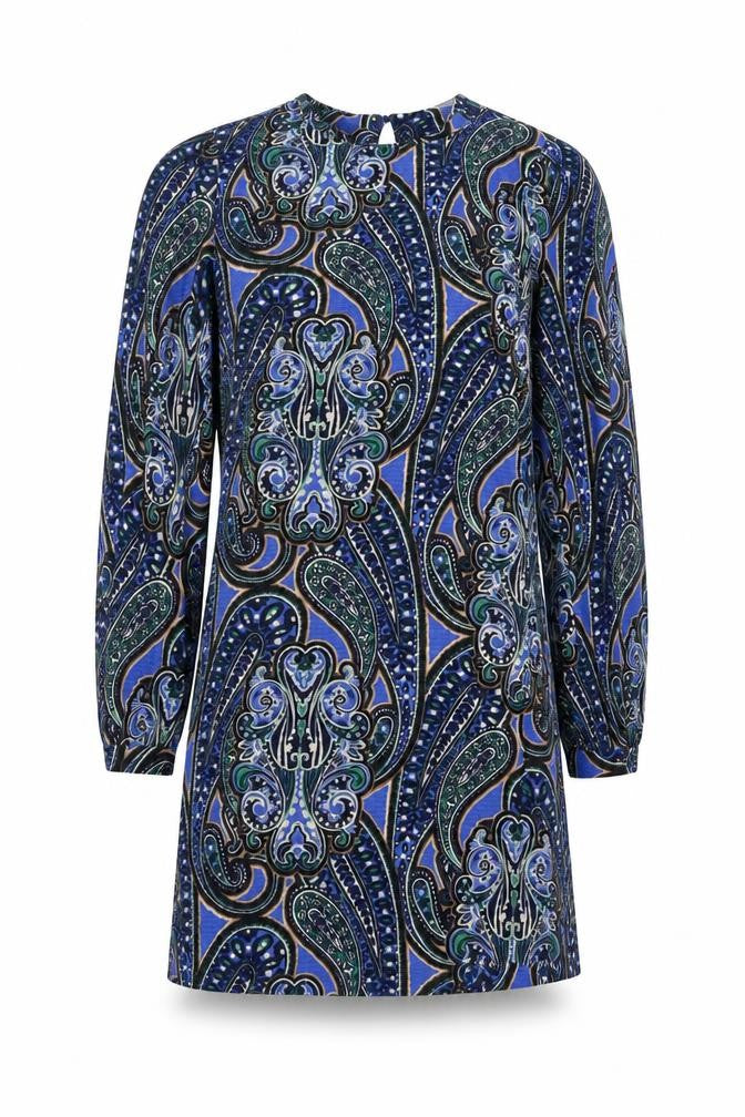 Next Women's Multicoloured Paisley Shift Dress, Size 12